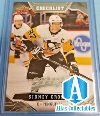 2019-20 SIDNEY CROSBY Pittsburgh Penguins UPPER DECK MVP #200